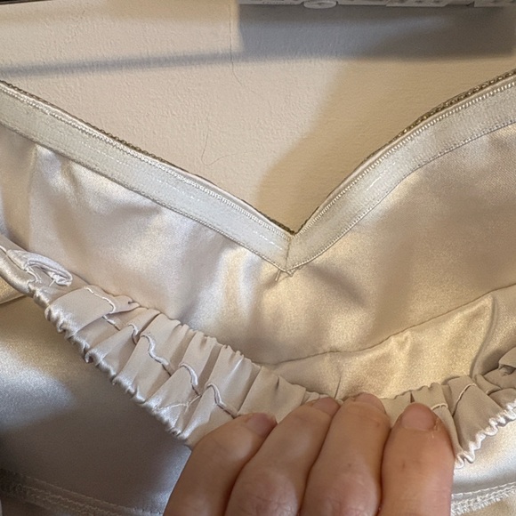 Lena Champagne Satin Backless Dress - Picture 13 of 16